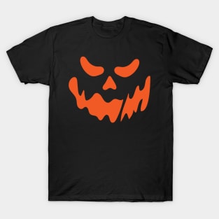 Scary Jack-O-Lantern Halloween Pumpkin Face Trick or Treat T-Shirt